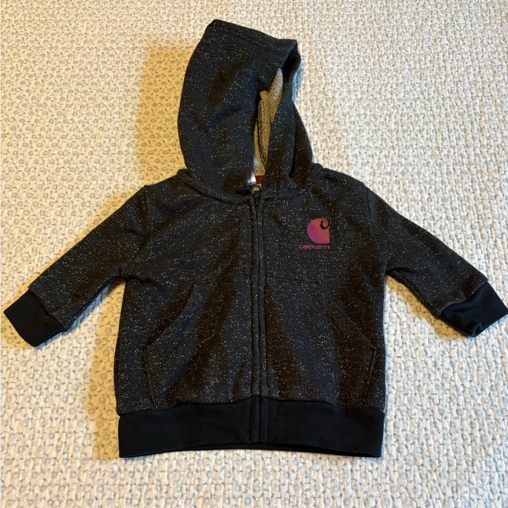 Carhartt Speckled Black Kids Hoodie